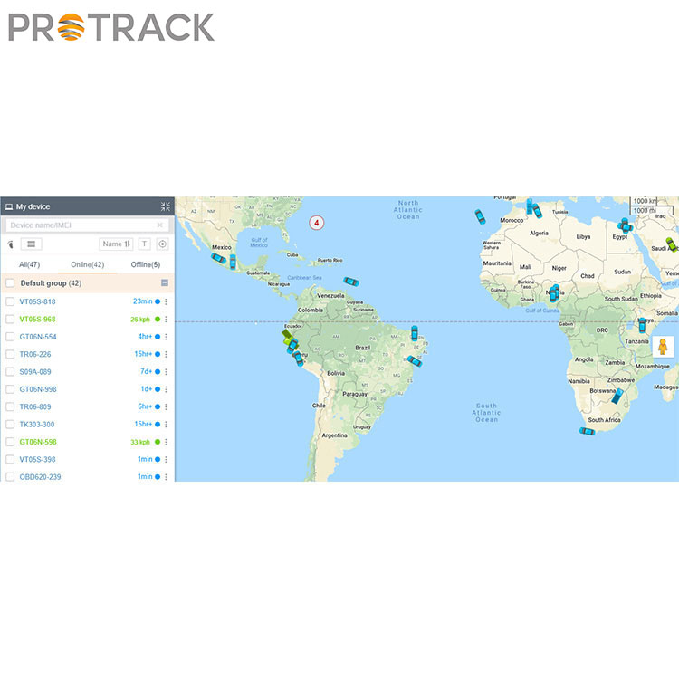 Online GPS Tracking System IOS und Android