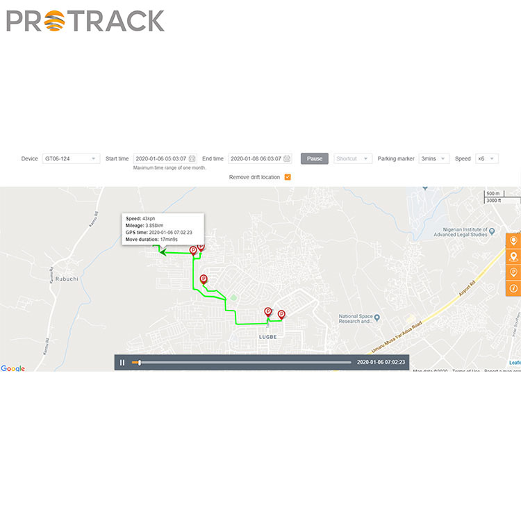 Kostenloses GPS-Tracking-System