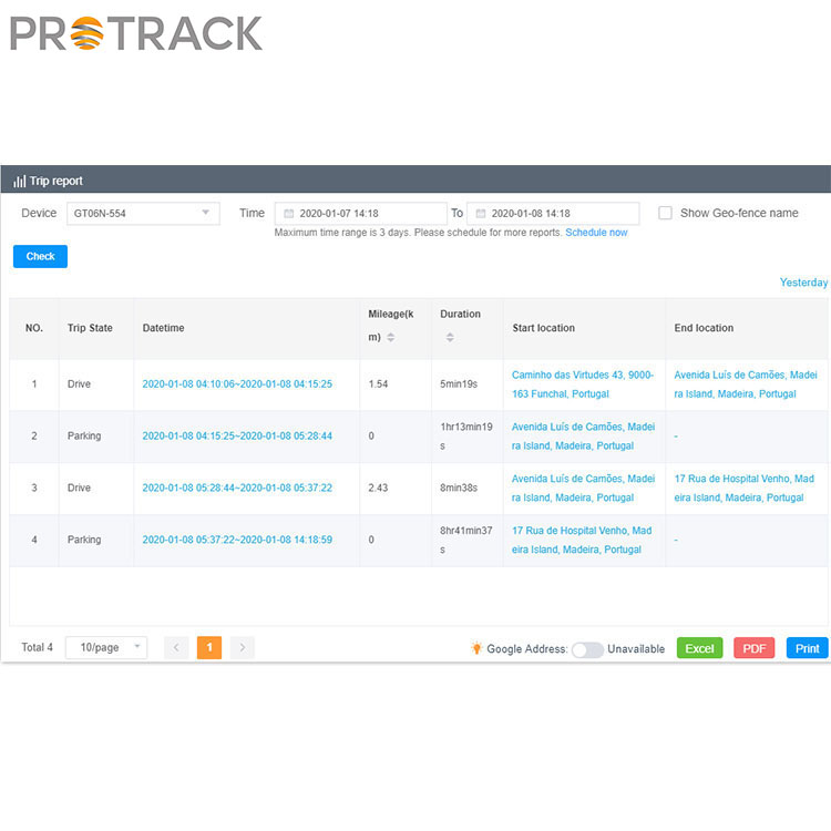 GPS-Tracking-Software für Auto und Motorrad