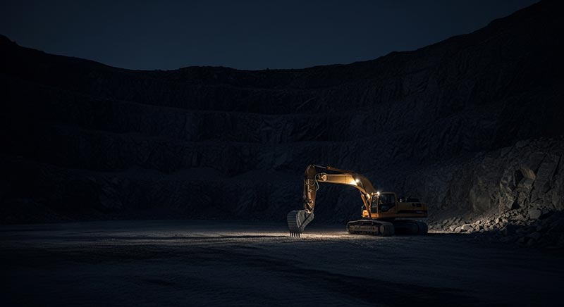 Mit der GPS-Lösung von Protrack verhindern Sie Einbrüche schwerer Geräte auf entlegenen Bergbaustandorten